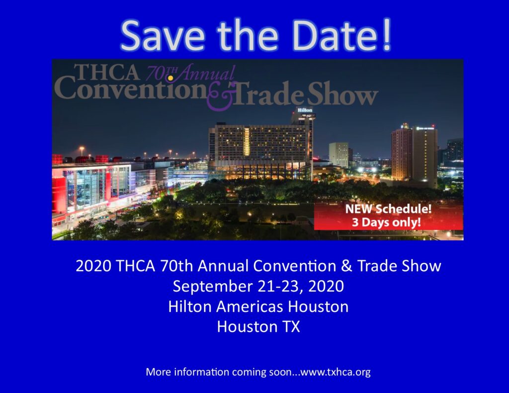 2020 THCA 70th Annual Convention & Trade Show THCA